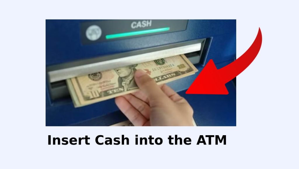 Insert Cash into the ATM 