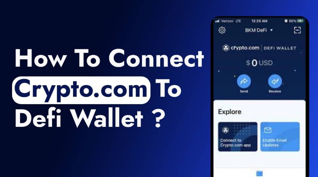 how to connect crypto.com to Defi wallet?