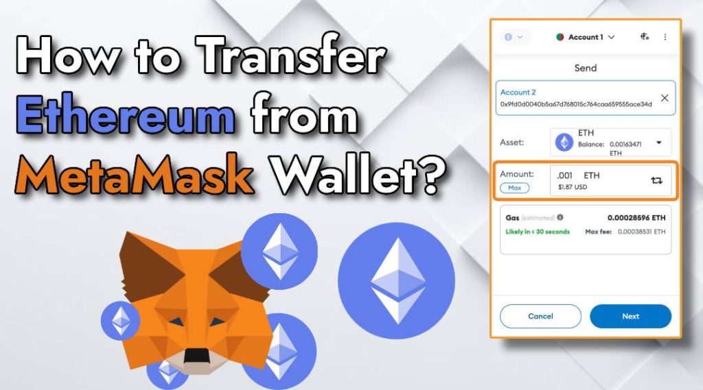 Transfer Ethereum from Metamask Wallet