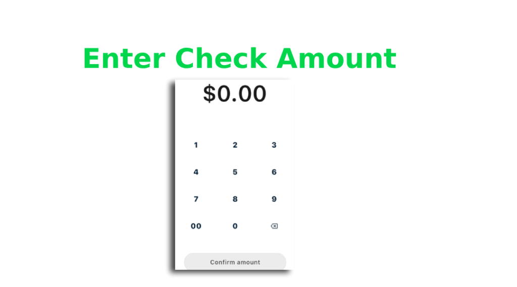 Enter Check Amount