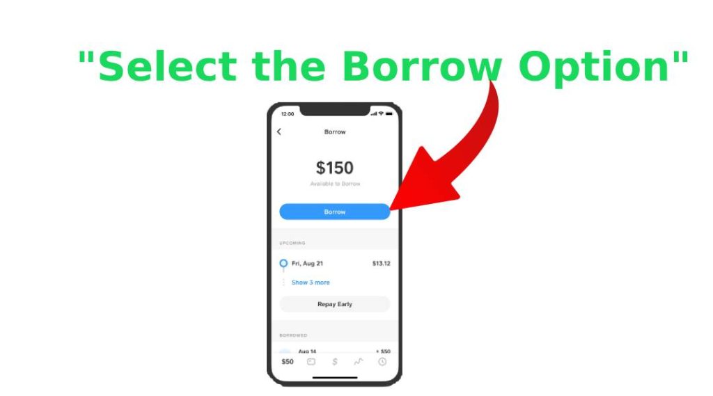 Select the Borrow Option