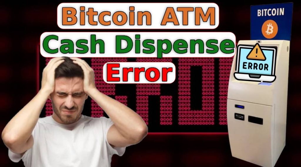 Bitcoin ATM Cash Dispense Error