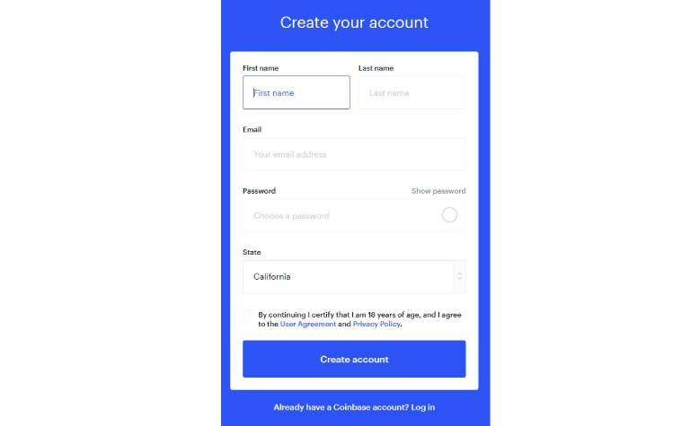 Create an Account