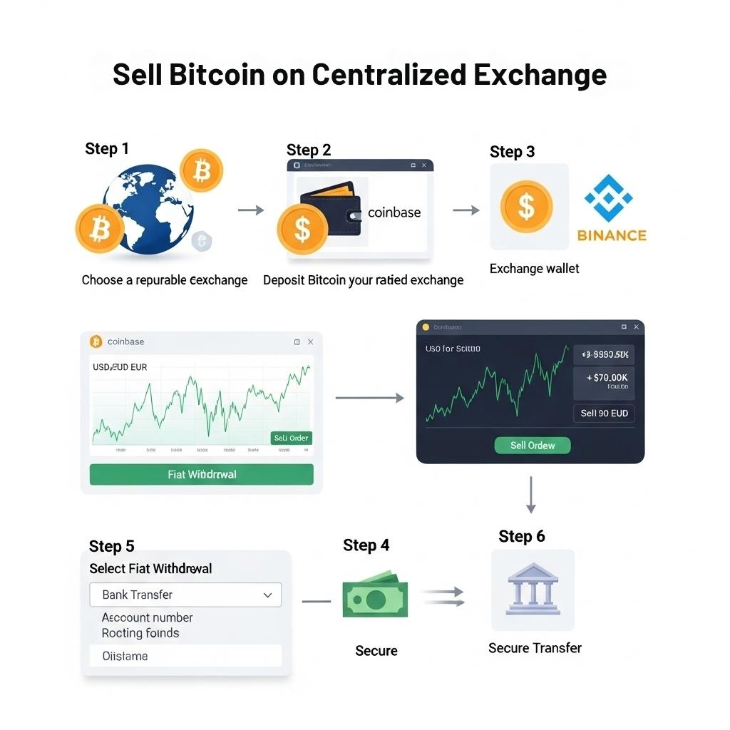 Sell Bitcoin on Centralized Exchange